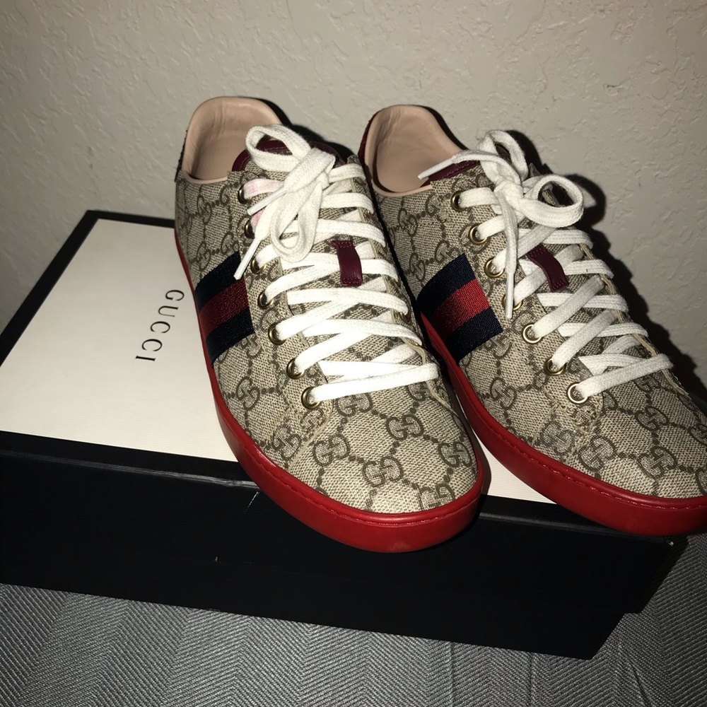 Authentic women’s Gucci tennis shoes